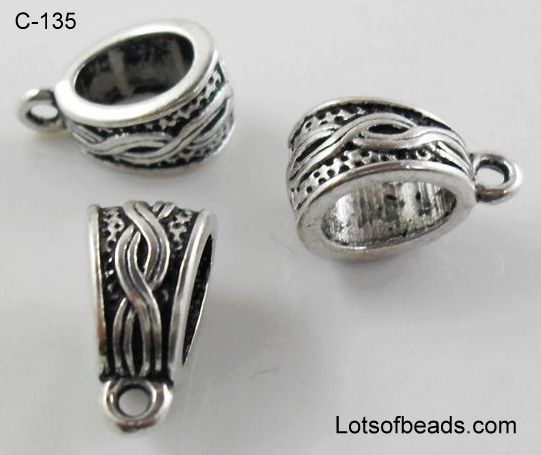 Silver Bali style bail